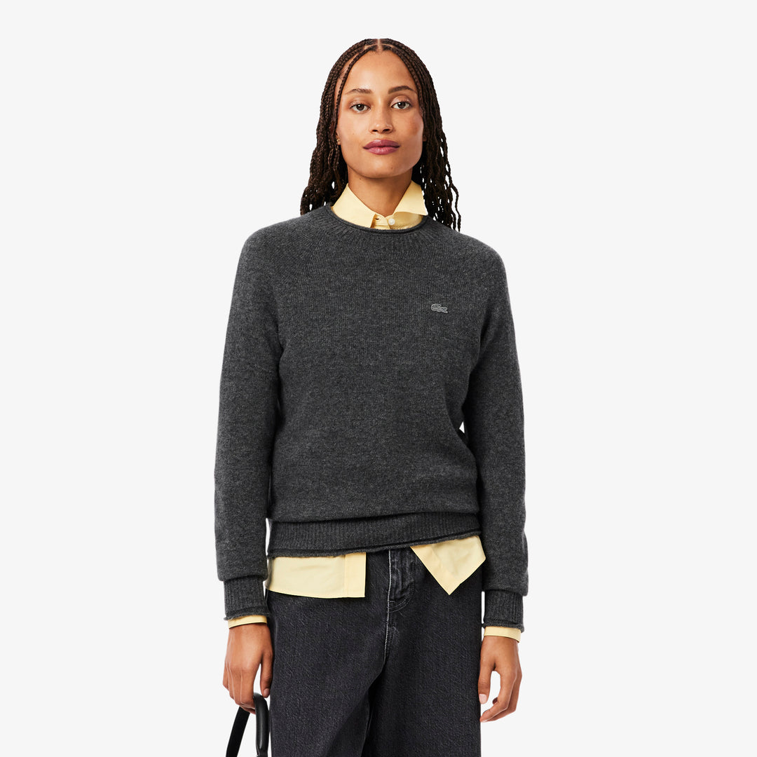 3D Knit Carded Wool Sweater - AF4160