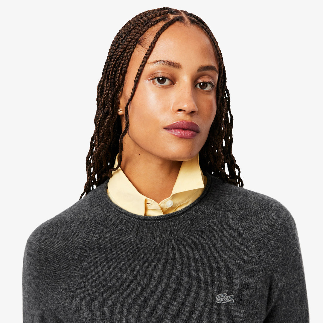 3D Knit Carded Wool Sweater - AF4160