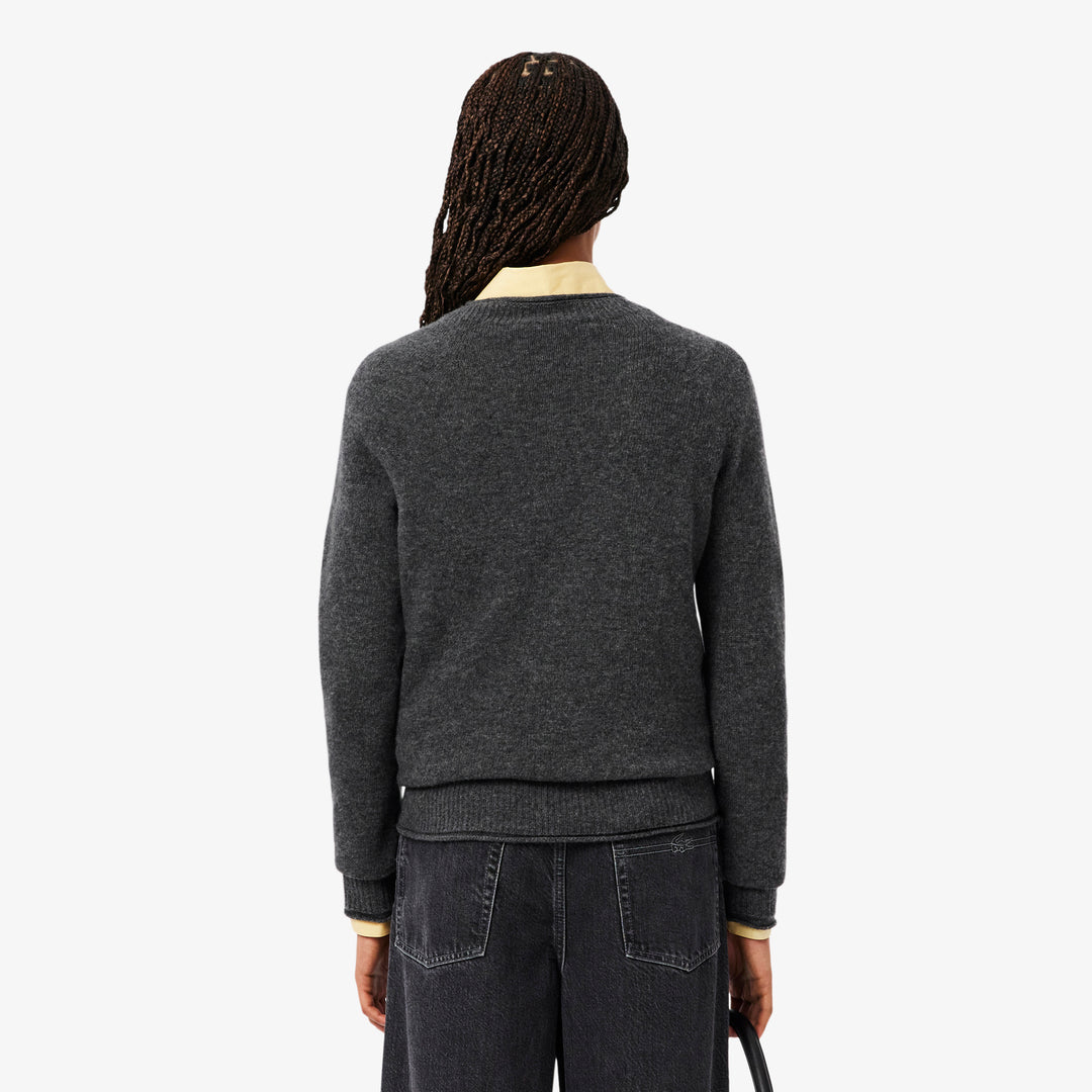 3D Knit Carded Wool Sweater - AF4160