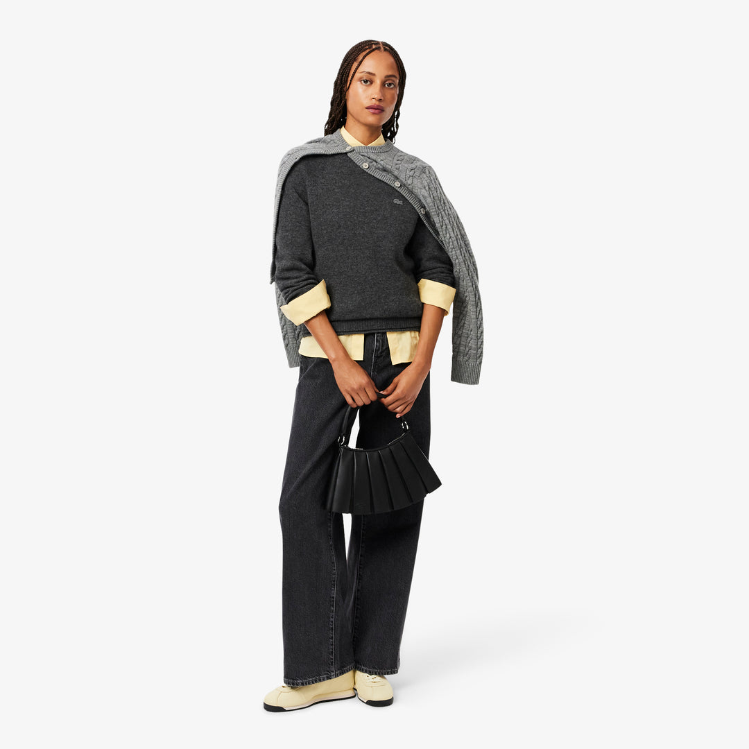 3D Knit Carded Wool Sweater - AF4160