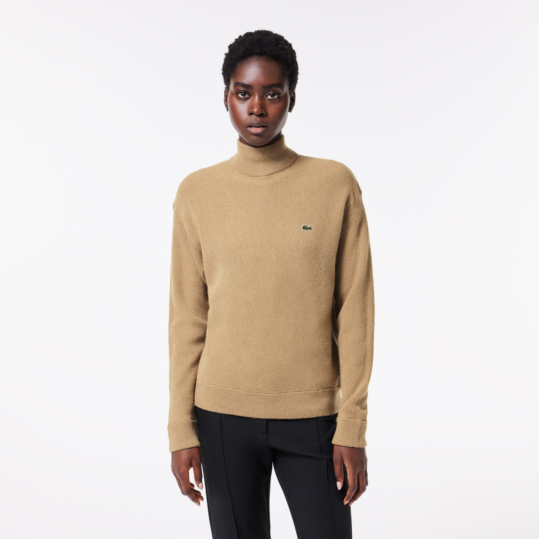 Women's Lacoste High Neck Wool Sweater - AF9542