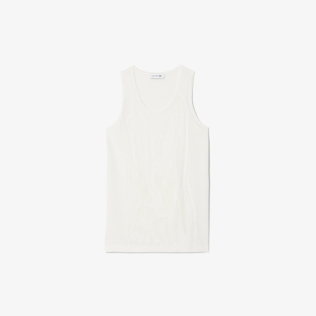 Mesh Crochet Tank Top - AF9854
