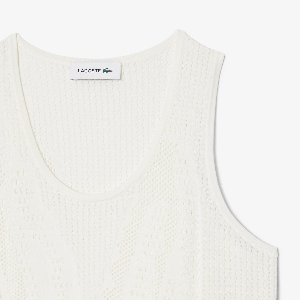 Mesh Crochet Tank Top - AF9854
