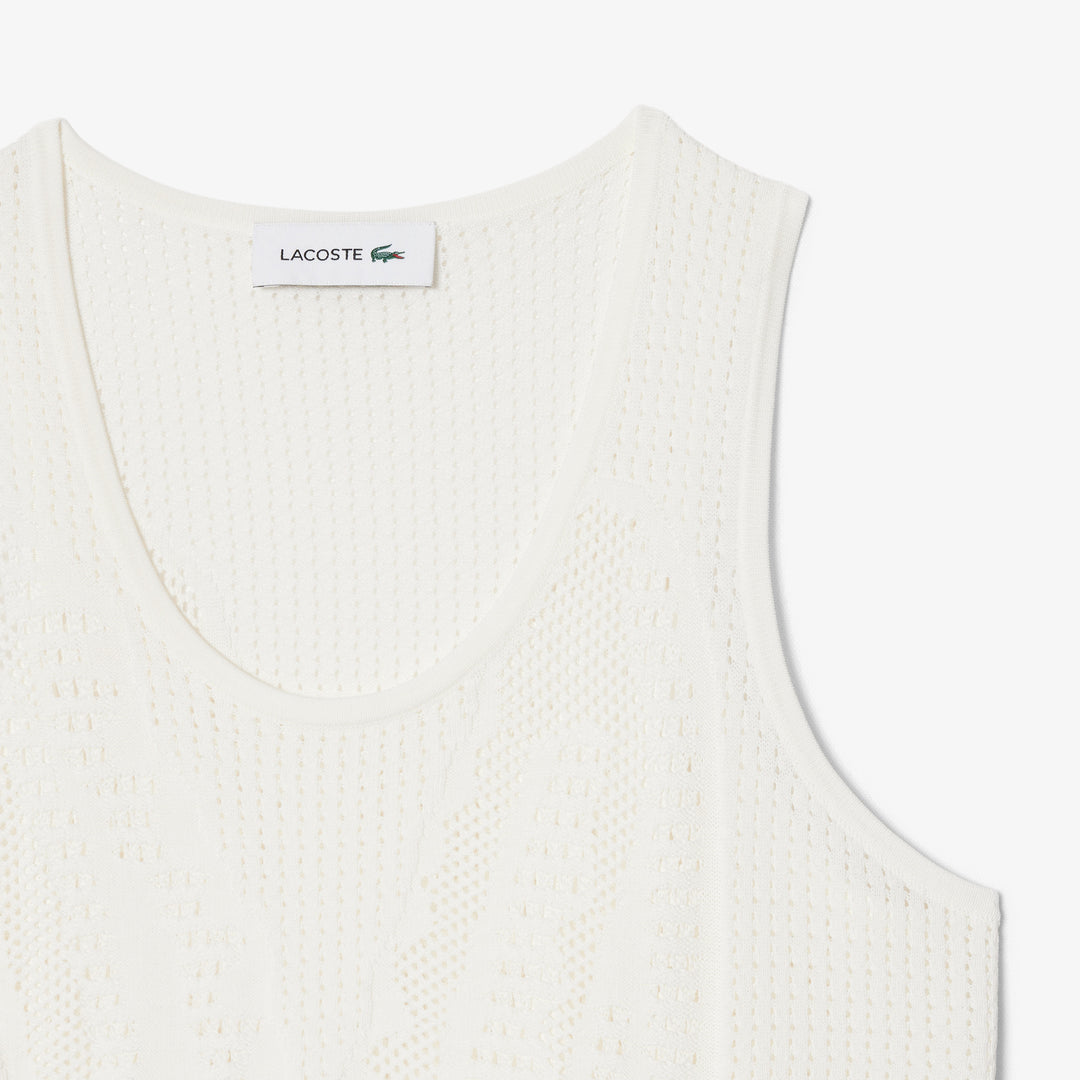 Mesh Crochet Tank Top - AF9854