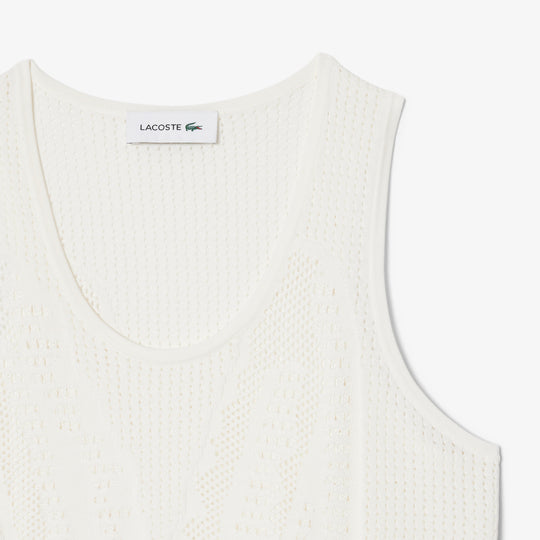 Mesh Crochet Tank Top - AF9854