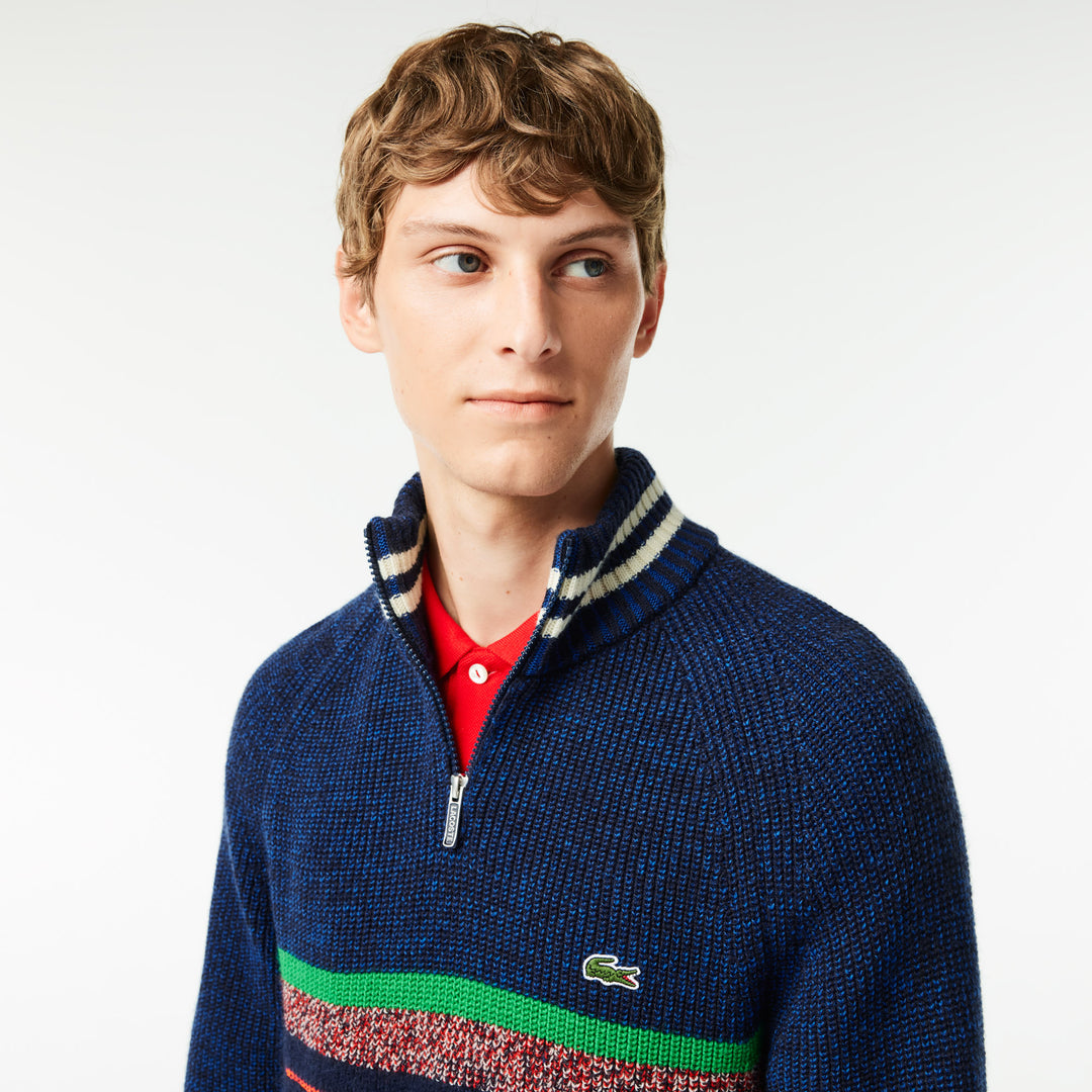 French Made High Neck Wool Sweater - AH0817 - MYHOLDAL LEBANON