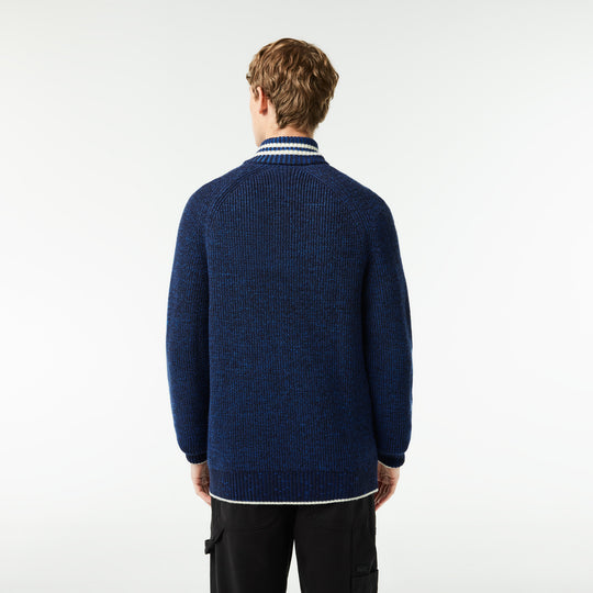 French Made High Neck Wool Sweater - AH0817 - MYHOLDAL LEBANON