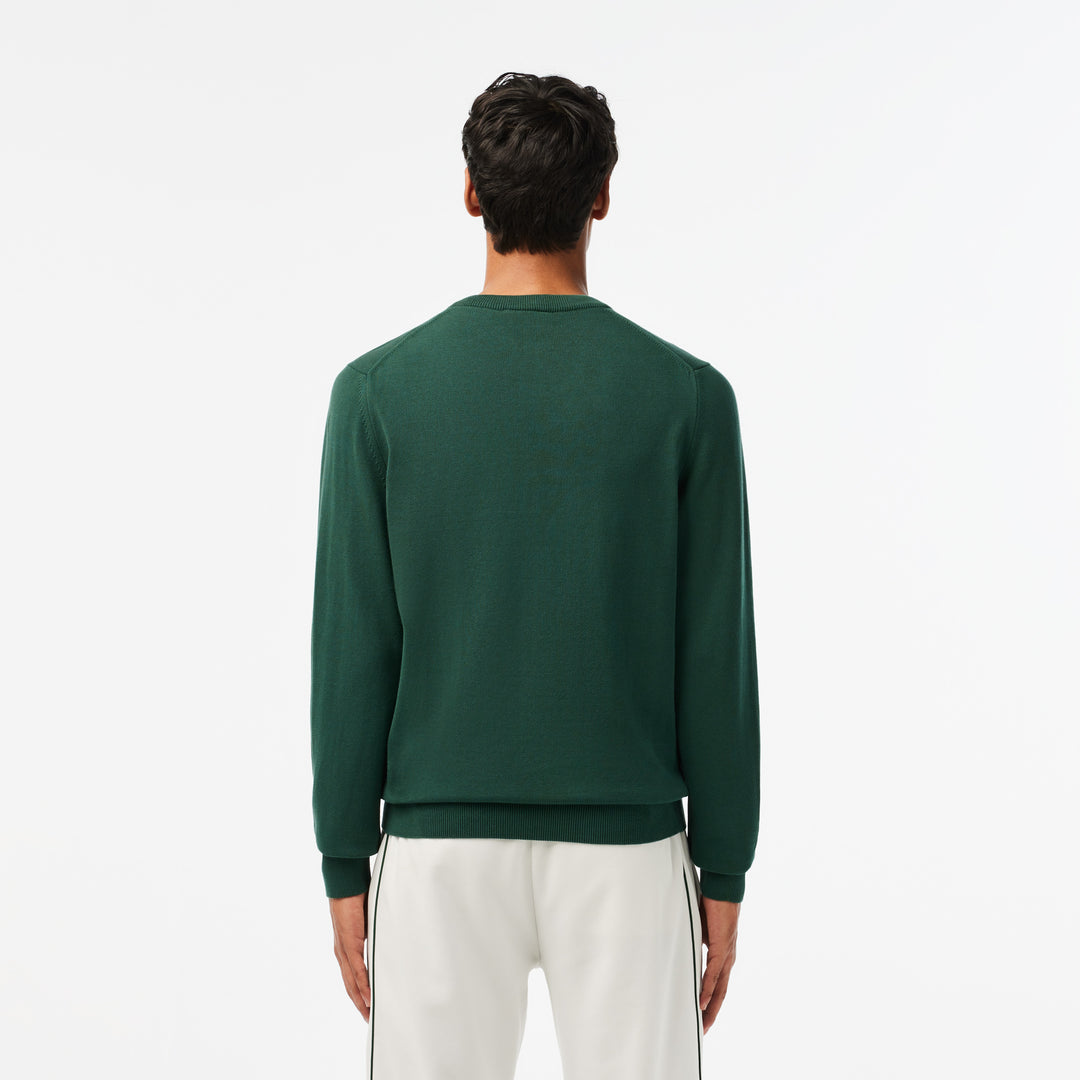 Men's V-neck Organic Cotton Sweater - AH1951