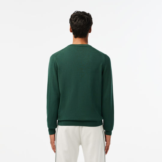 Men's V-neck Organic Cotton Sweater - AH1951