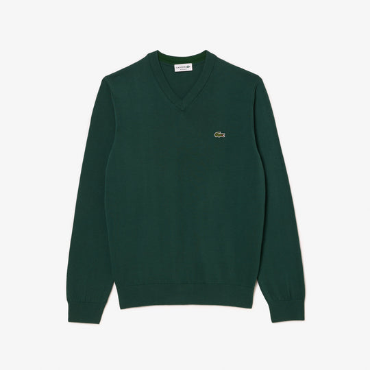 Men's V-neck Organic Cotton Sweater - AH1951