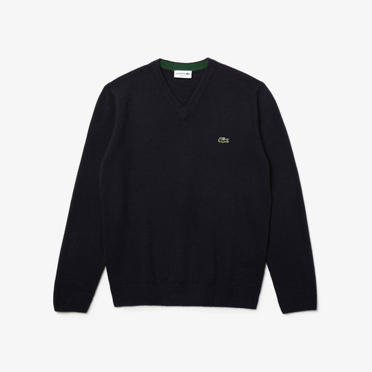 Shop The Latest Collection Of Lacoste Men'S V-Neck Wool Sweater - Ah1952 In Lebanon