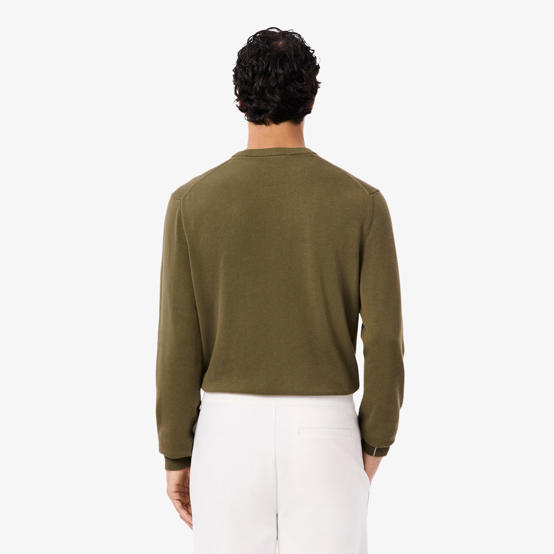 Monochrome Crew Neck Cotton Sweater - AH1985