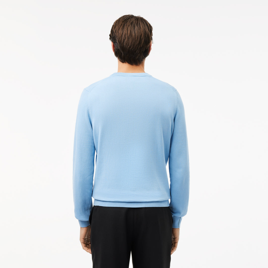 Monochrome Crew Neck Cotton Sweater - AH1985