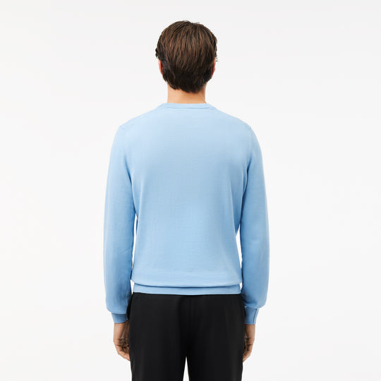Monochrome Crew Neck Cotton Sweater - AH1985