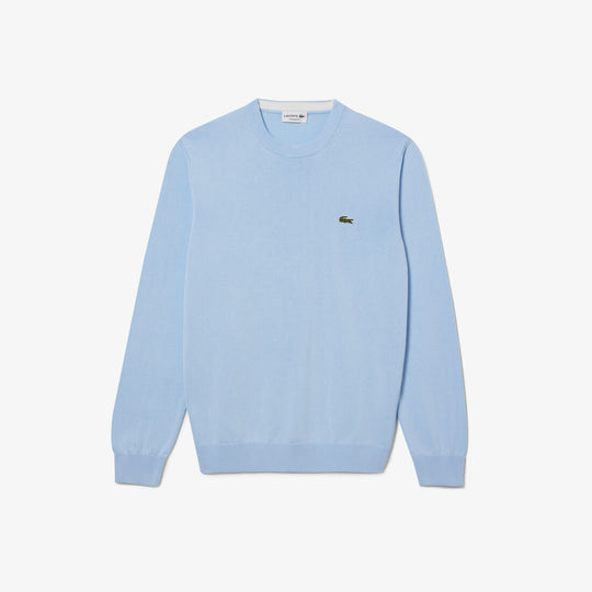Monochrome Crew Neck Cotton Sweater - AH1985