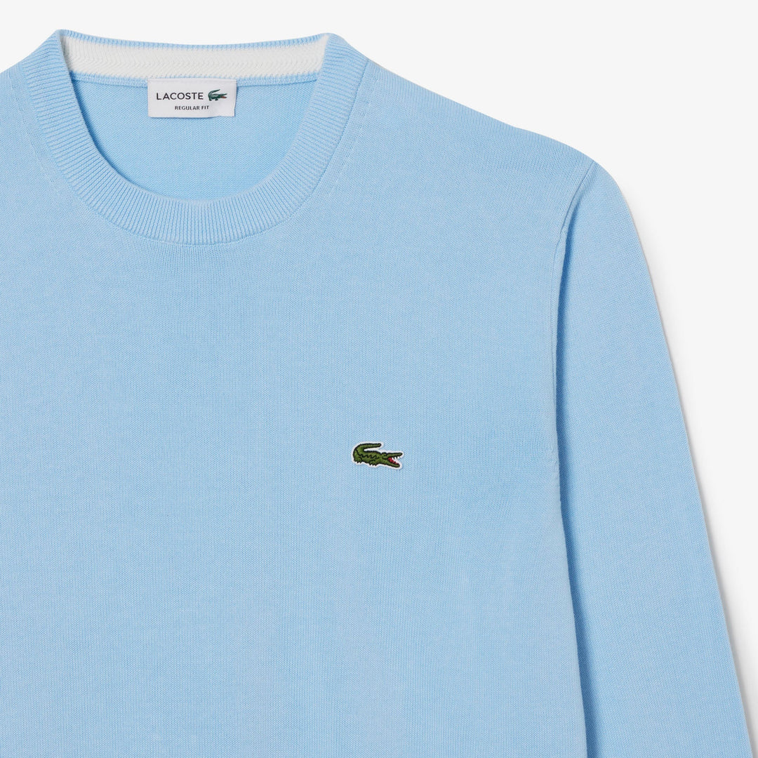 Monochrome Crew Neck Cotton Sweater - AH1985