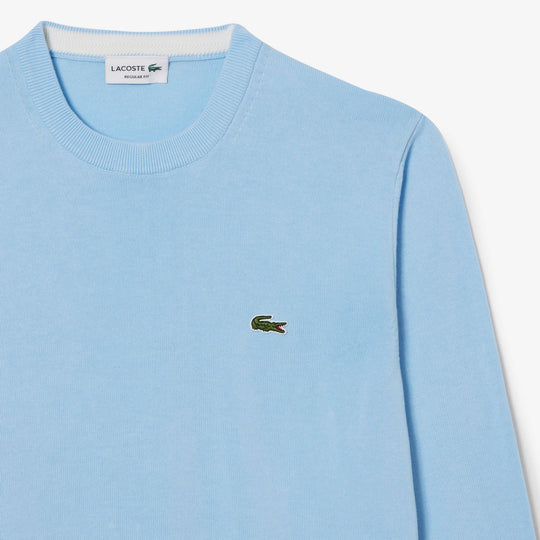 Monochrome Crew Neck Cotton Sweater - AH1985