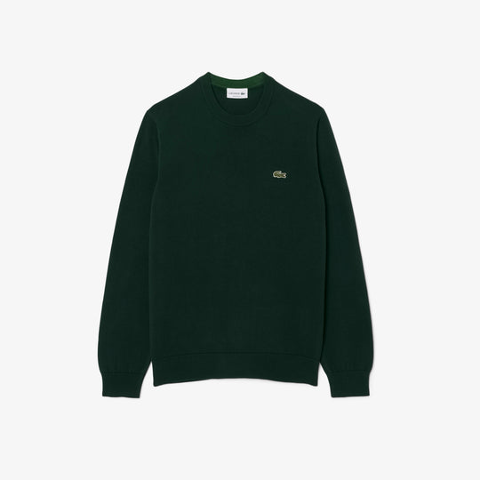 Monochrome Crew Neck Cotton Sweater - AH1985