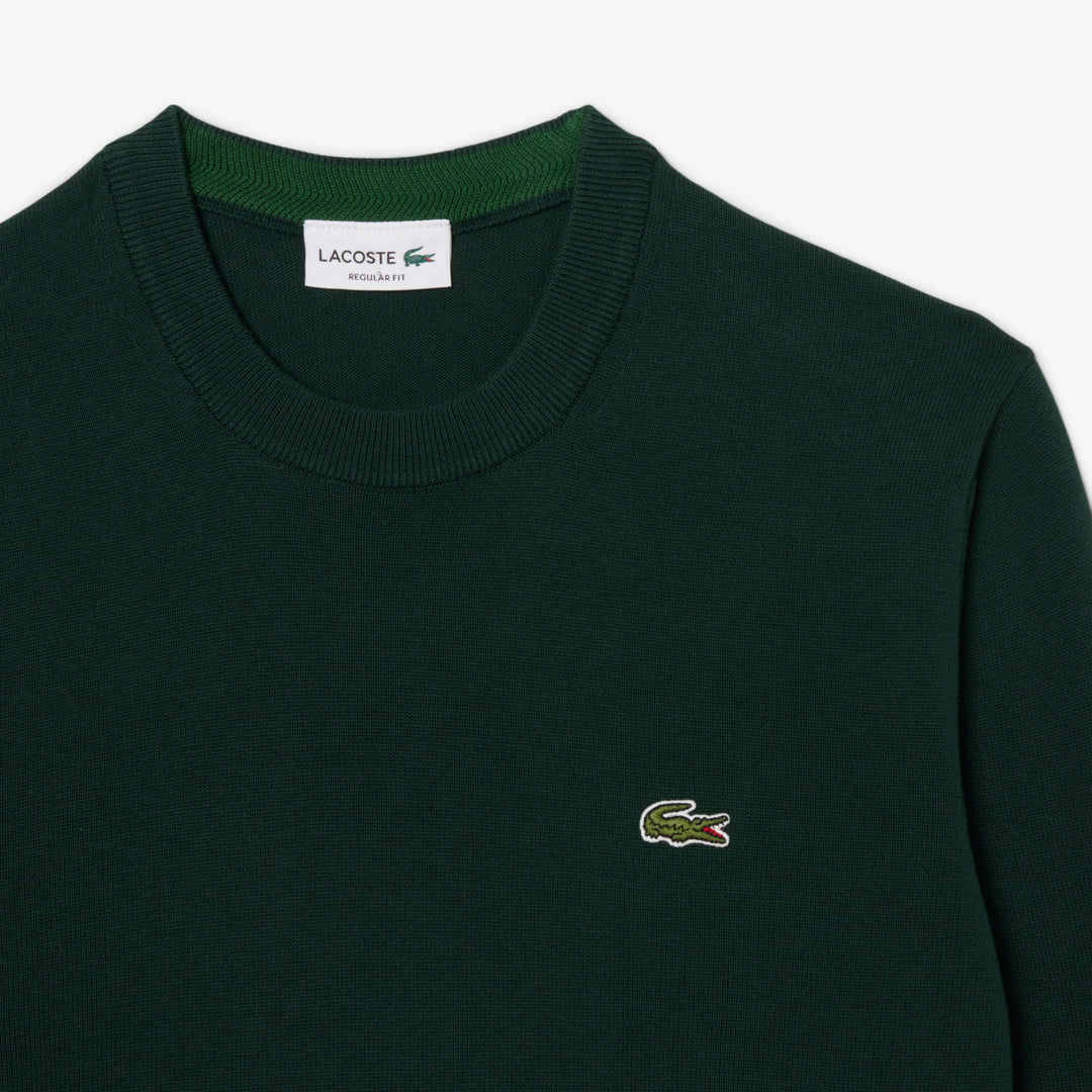 Monochrome Crew Neck Cotton Sweater - AH1985