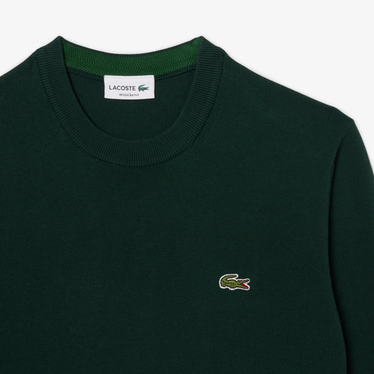 Monochrome Crew Neck Cotton Sweater - AH1985