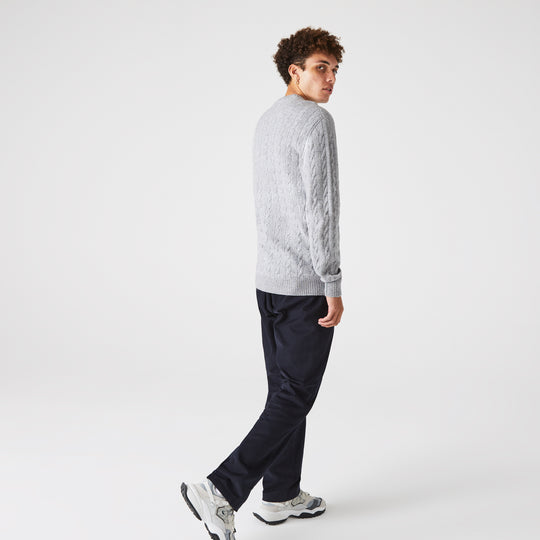 Men’S Crew Neck Wool Sweater - Ah1991
