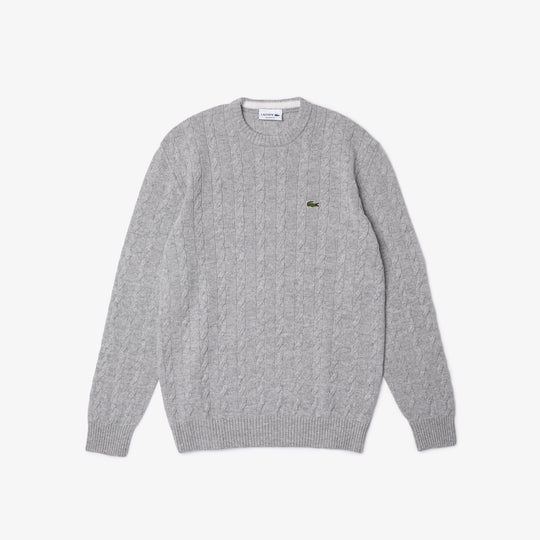 Shop The Latest Collection Of Outlet - Lacoste Men’S Crew Neck Wool Sweater - Ah1991 In Lebanon