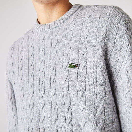 Men’S Crew Neck Wool Sweater - Ah1991