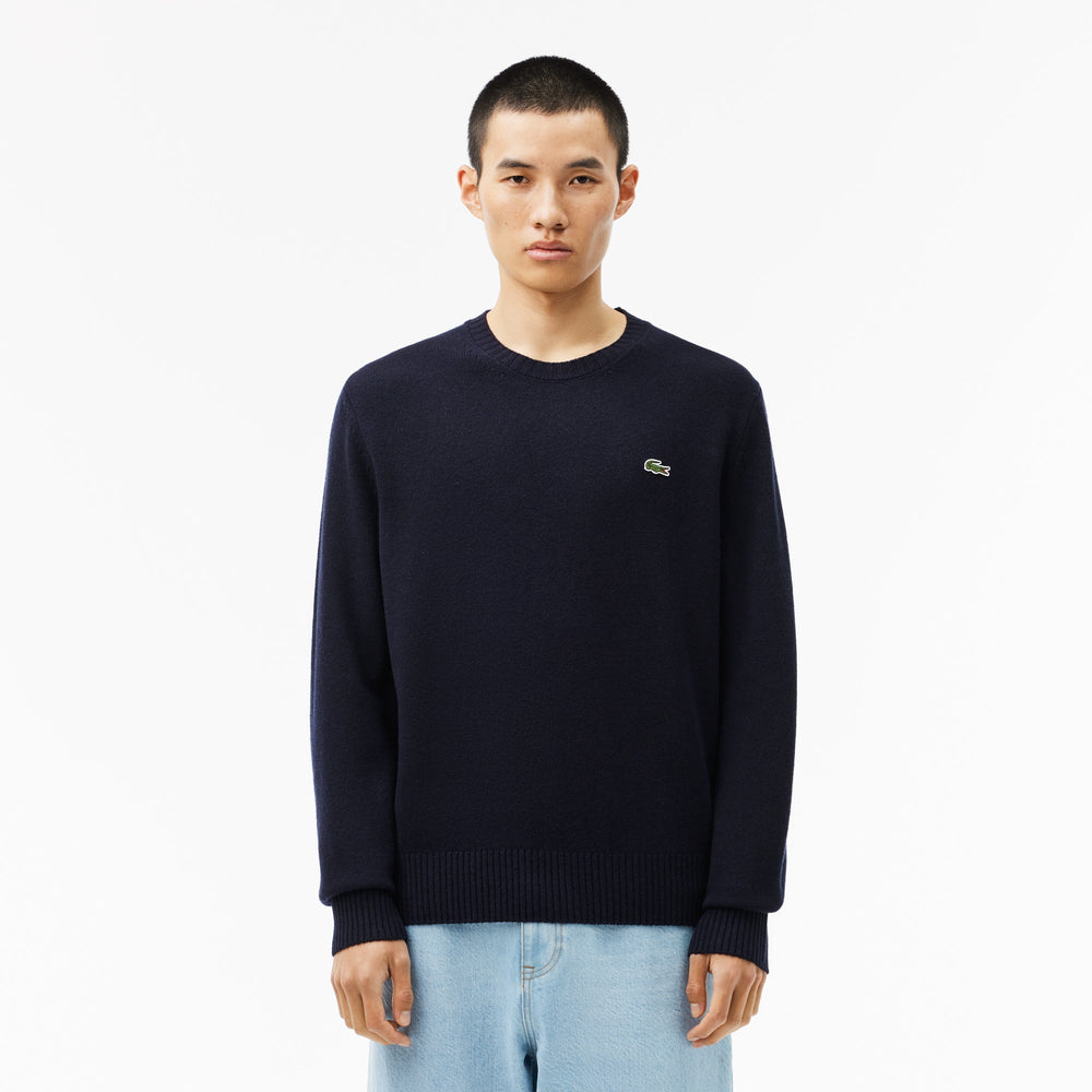 Carded Wool Crew Neck Sweater - AH2916