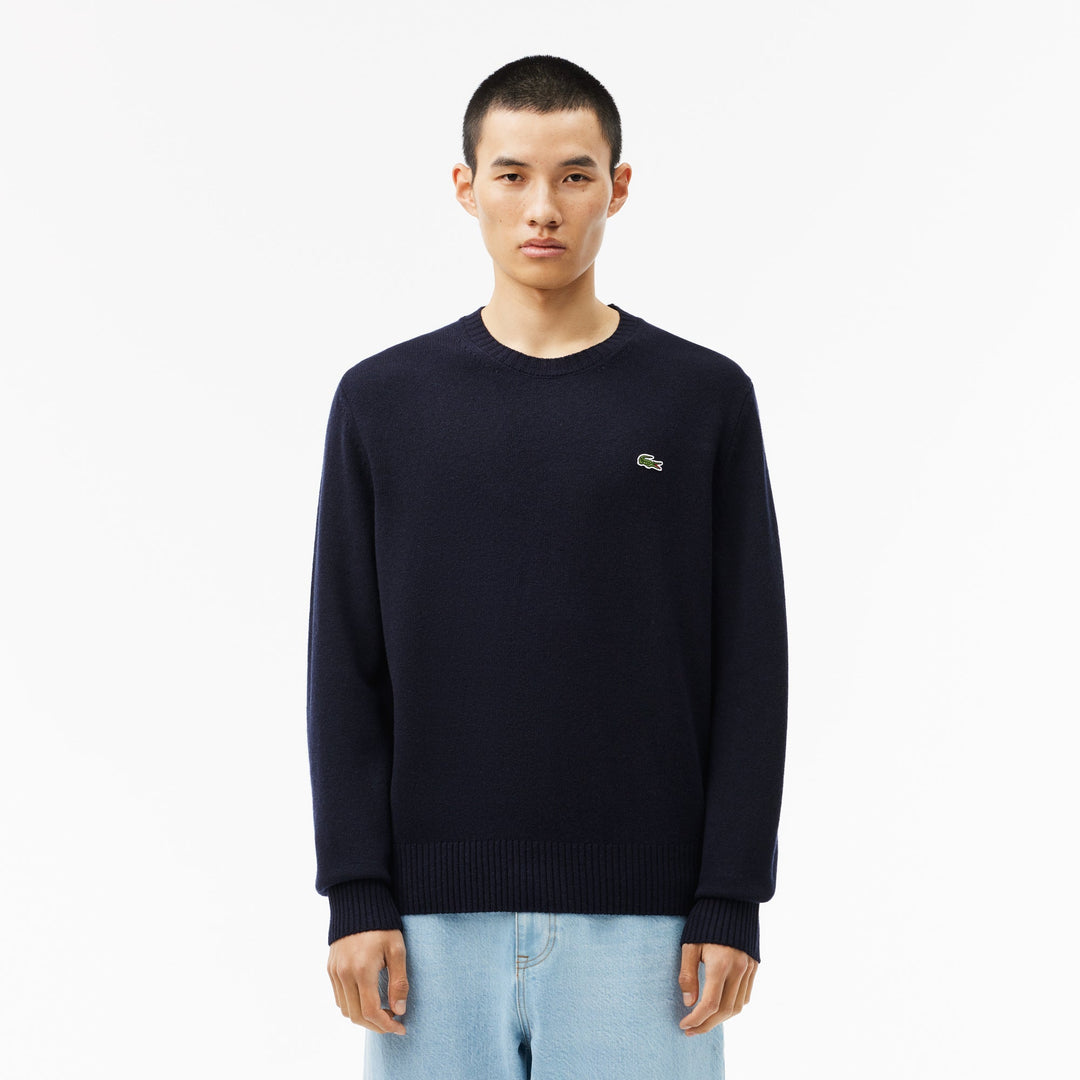 Carded Wool Crew Neck Sweater - AH2916
