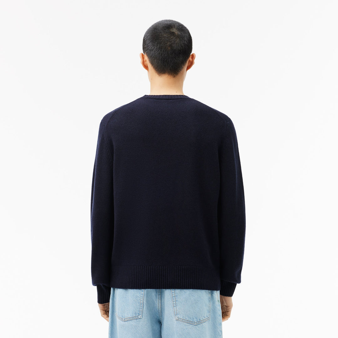Carded Wool Crew Neck Sweater - AH2916