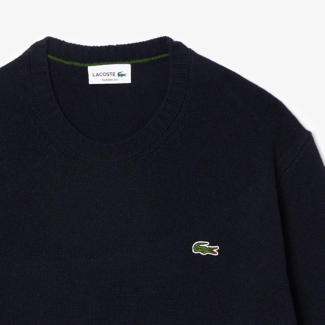 Carded Wool Crew Neck Sweater - AH2916