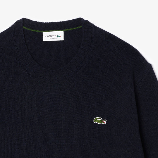 Carded Wool Crew Neck Sweater - AH2916