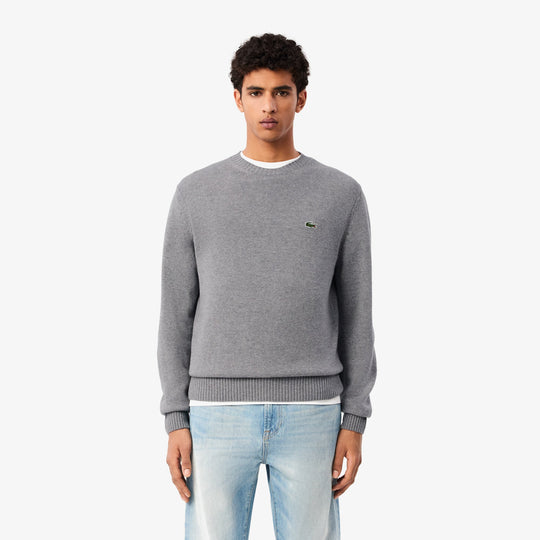 Carded Wool Crew Neck Sweater - AH2916