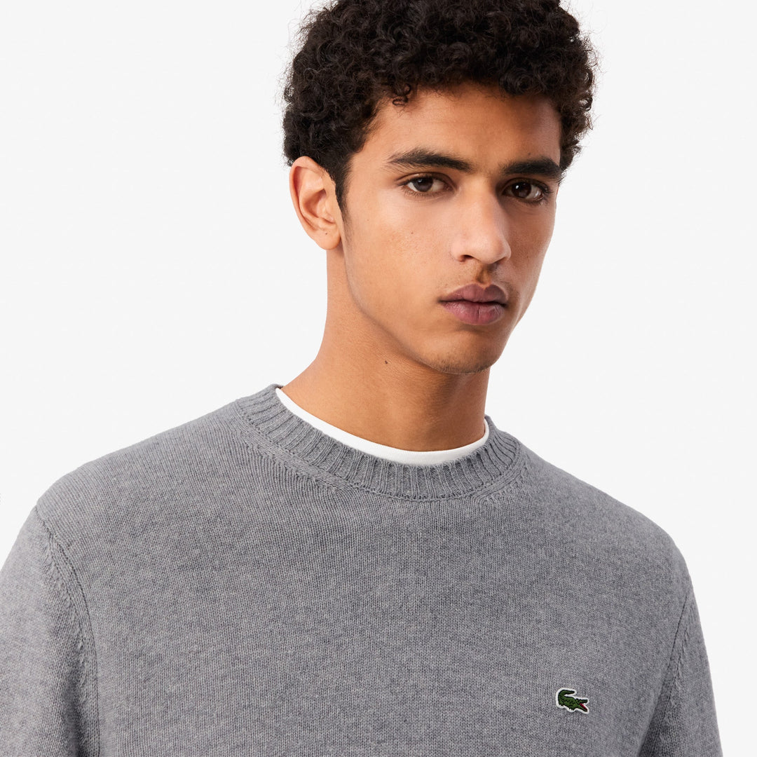 Carded Wool Crew Neck Sweater - AH2916
