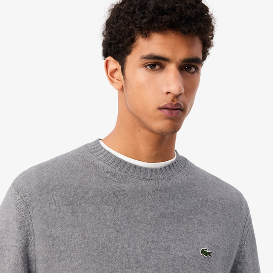 Carded Wool Crew Neck Sweater - AH2916