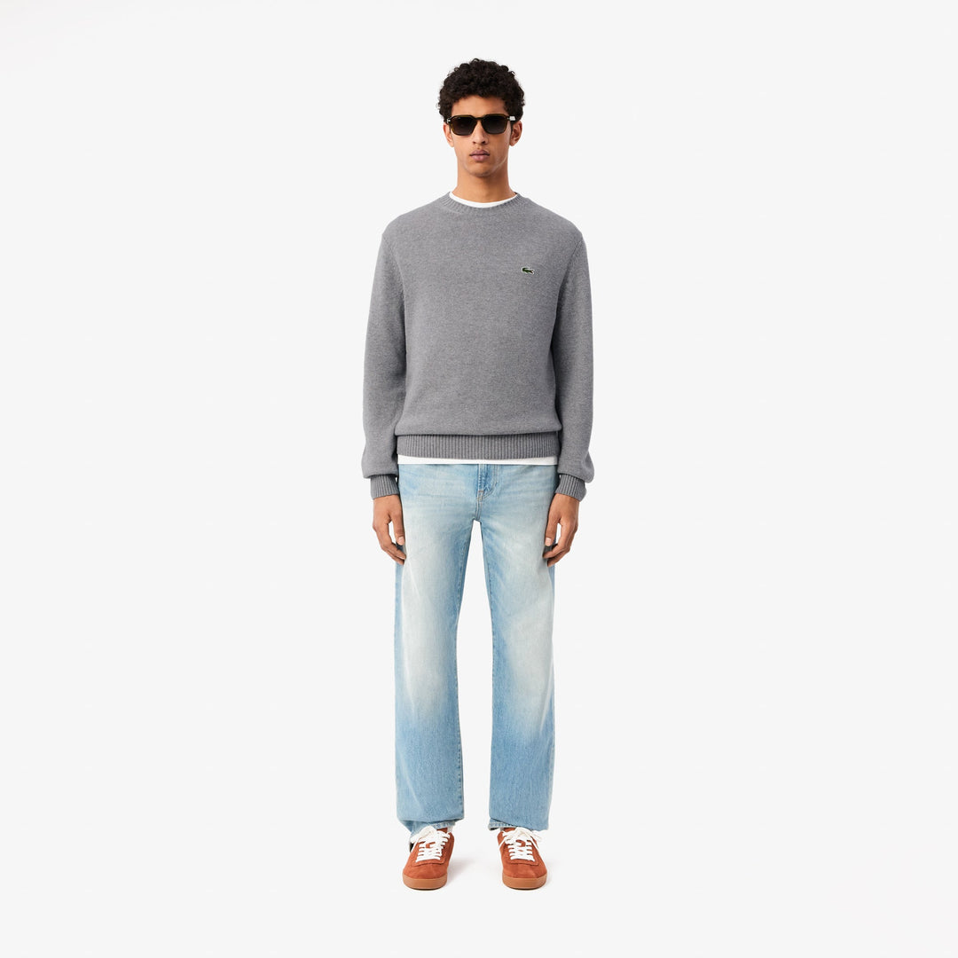 Carded Wool Crew Neck Sweater - AH2916