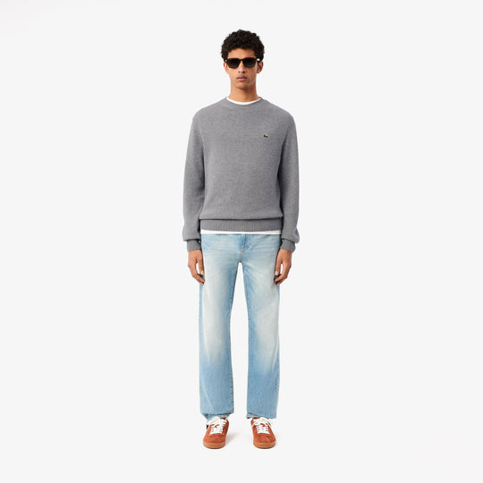 Carded Wool Crew Neck Sweater - AH2916