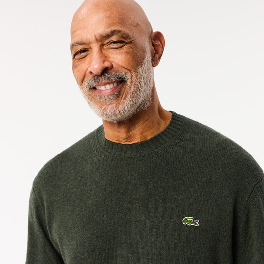 Carded Wool Crew Neck Sweater - AH2916