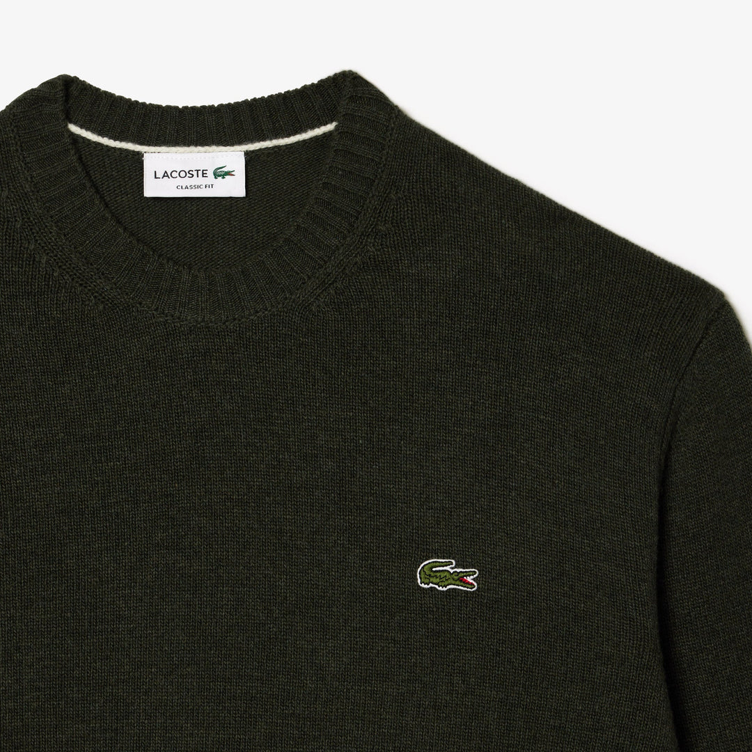 Carded Wool Crew Neck Sweater - AH2916