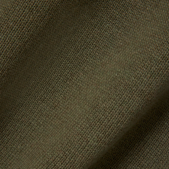 Zipped High Neck Carded Wool Sweater - AH3052