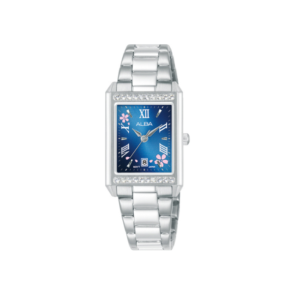 SIGNA BLUE DIAL SILVER STEEL 22.5*33.5MM - AH7FA3X1