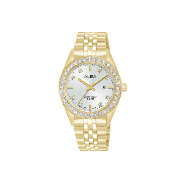 FASHION WHITE DIAL GOLD ST 32.5MM- AH7FD4X1