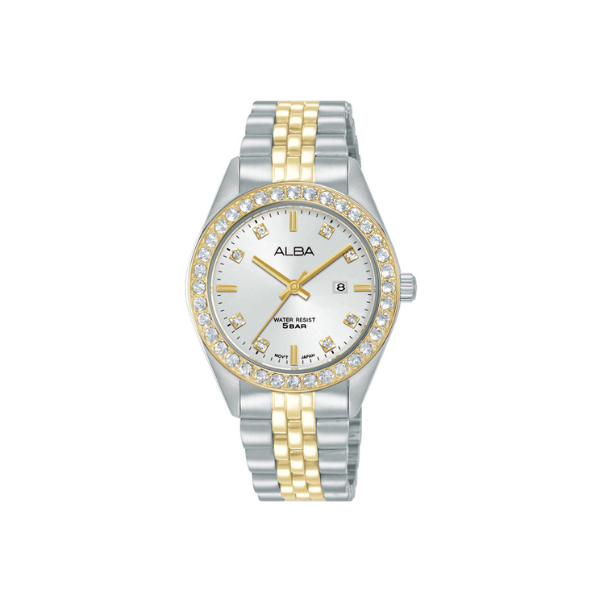 FASHION SILVER DIAL SILV.& G ST 32.5MM- AH7FD8X1