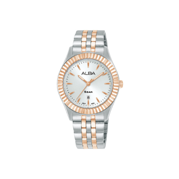 FASHION WHITE DIAL SILV. PINK GOLD ST. 32MM- AH7FF6X1