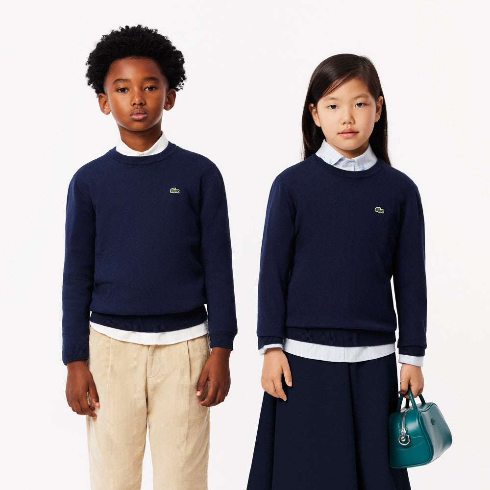 Cotton and Merino Wool Blend Sweater - AJ1121