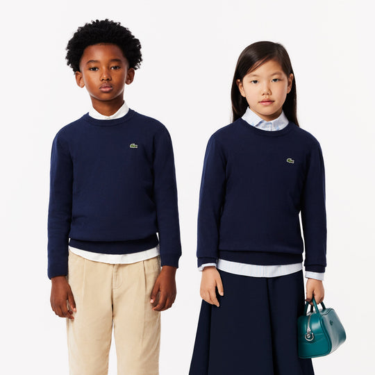 Cotton and Merino Wool Blend Sweater - AJ1121