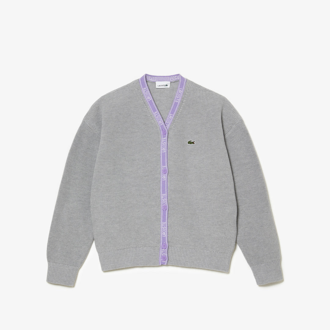 Shop The Latest Collection Of Lacoste Kids' Lacoste Contrast Branded Cardigan - Aj9774 In Lebanon