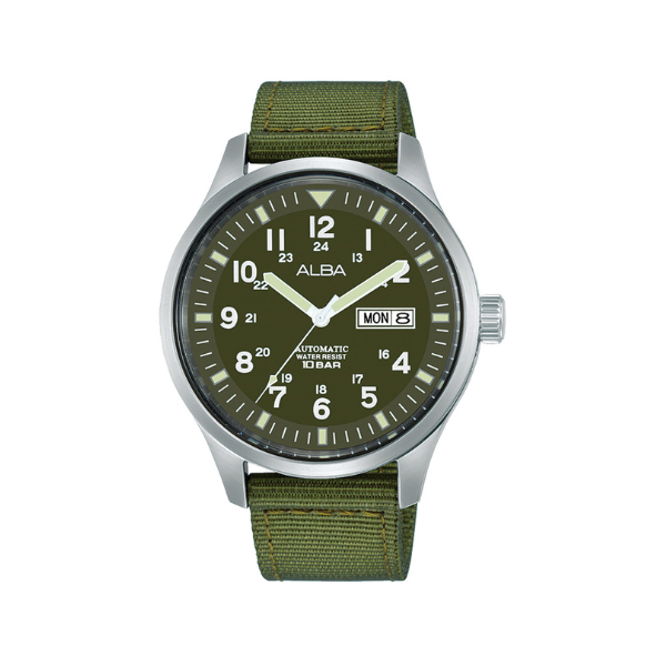 ACTIVE AUTO GREEN DIAL GREEN NATO STRAP 42MM- AL4217X1Q