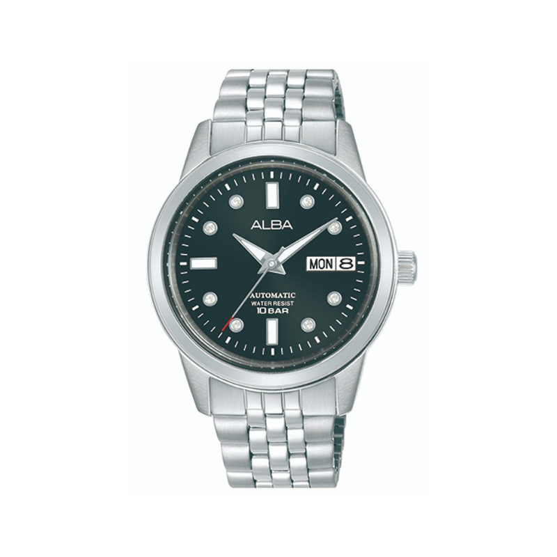MECHANICAL LADY BLK DIAL SILVER STEEL 36MM- AL4671X1Q