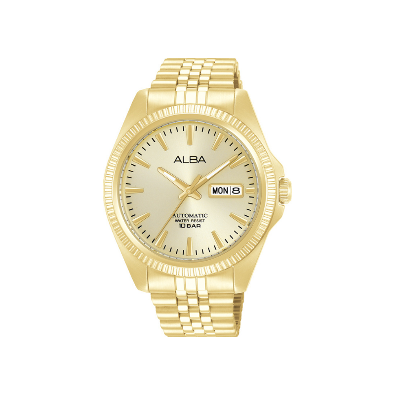 MECHANICAL L.CHAMPAGNE DIAL GOLD STEEL 41MM- AL4782X1
